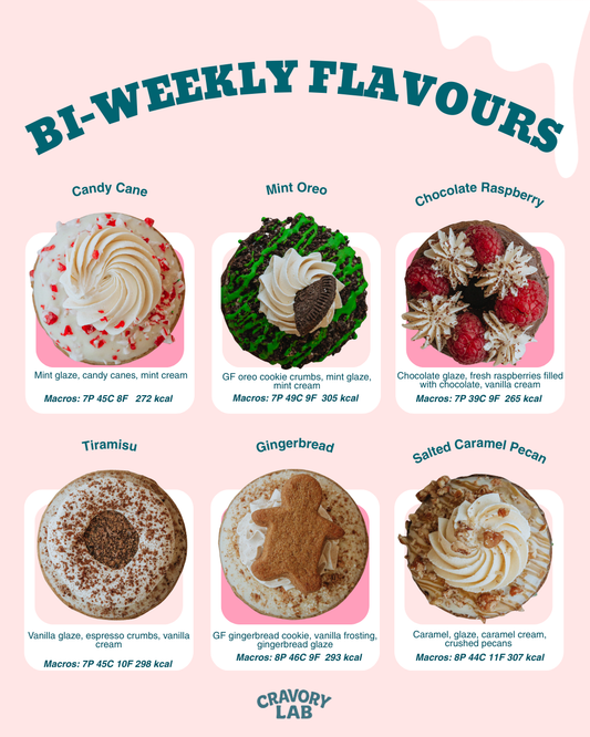 (GLUTEN-FREE/DAIRY-FREE)Doughnut Flavours