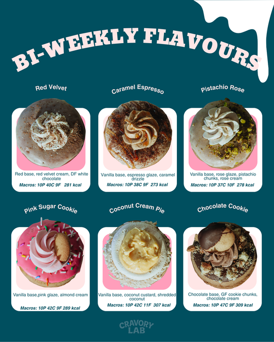 (GLUTEN-FREE/DAIRY-FREE)Doughnut Flavours