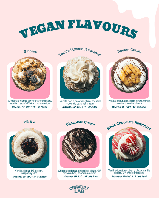 (VEGAN/GLUTEN-FREE) Donut Flavours